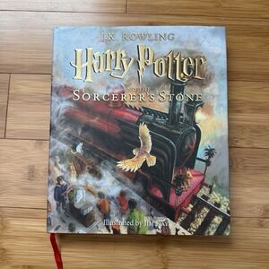 Harry‎ Potter Sorcerer's Stone Illustrated Jim Kay HC Scholastic 1st US